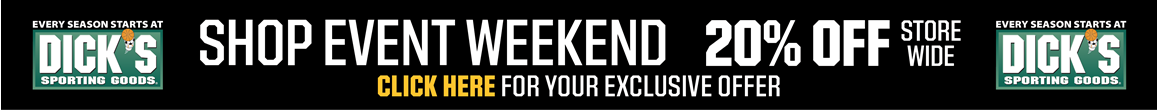 Dick's Sporting Goods Shop Event Weekend